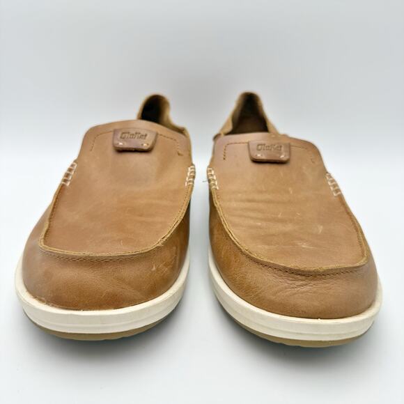Olukai Mens Kakaha Loafers US 11 EU 44 Brown Leather EUC main image 8